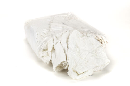 Tissu éponge blanc